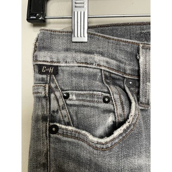 Citizen's of Humanity Distressed Rocket High Rise Skinny Jeans Gray 26 - Picture 3 of 9